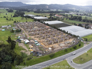 Foto de avance de obra Bosque de Sagano tomada el 19 de Marzo de 2025
