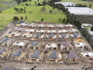Foto de avance de obra Bosque de Sagano tomada el 19 de Marzo de 2025