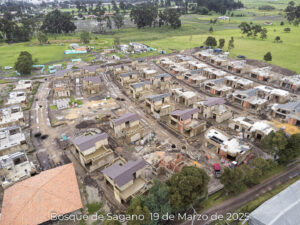 Foto de avance de obra Bosque de Sagano tomada el 19 de Marzo de 2025