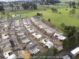 Foto de avance de obra Bosque de Sagano tomada el 19 de Marzo de 2025