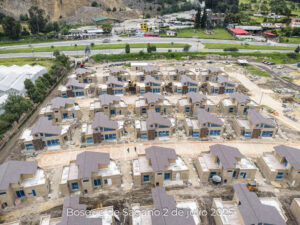 Foto de avance de obra del proyecto Bosques de Sagano del 2 de julio de 2025
