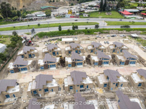 Foto de avance de obra del proyecto Bosques de Sagano del 2 de julio de 2025