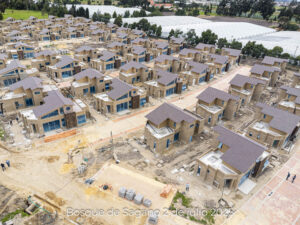 Foto de avance de obra del proyecto Bosques de Sagano del 2 de julio de 2025