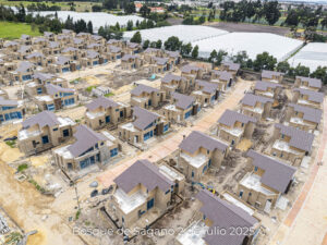 Foto de avance de obra del proyecto Bosques de Sagano del 2 de julio de 2025
