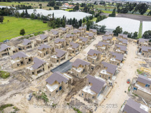 Foto de avance de obra del proyecto Bosques de Sagano del 2 de julio de 2025