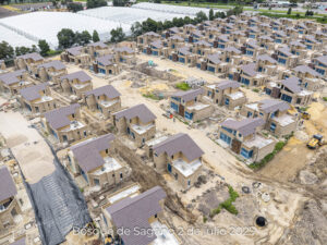Foto de avance de obra del proyecto Bosques de Sagano del 2 de julio de 2025