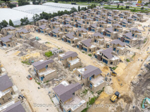 Foto de avance de obra del proyecto Bosques de Sagano del 2 de julio de 2025