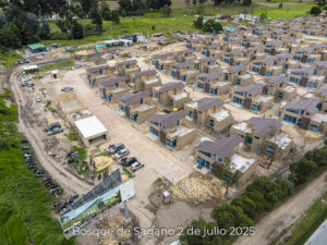 Foto de avance de obra del proyecto Bosques de Sagano del 2 de julio de 2025
