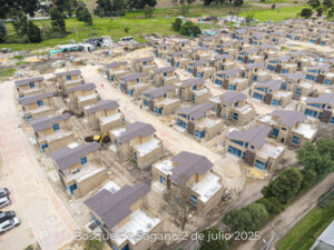 Foto de avance de obra del proyecto Bosques de Sagano del 2 de julio de 2025