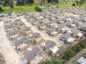Foto de avance de obra del proyecto Bosques de Sagano del 2 de julio de 2025