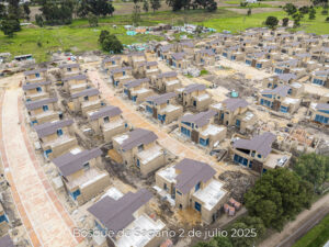Foto de avance de obra del proyecto Bosques de Sagano del 2 de julio de 2025