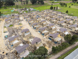 Foto de avance de obra del proyecto Bosques de Sagano del 2 de julio de 2025