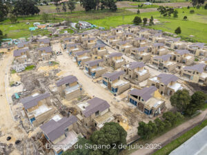 Foto de avance de obra del proyecto Bosques de Sagano del 2 de julio de 2025