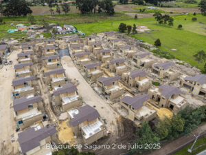 Foto de avance de obra del proyecto Bosques de Sagano del 2 de julio de 2025