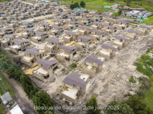 Foto de avance de obra del proyecto Bosques de Sagano del 2 de julio de 2025