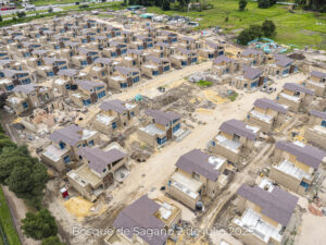 Foto de avance de obra del proyecto Bosques de Sagano del 2 de julio de 2025