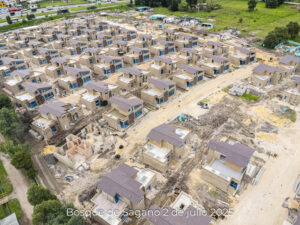 Foto de avance de obra del proyecto Bosques de Sagano del 2 de julio de 2025