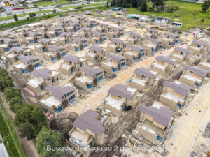 Foto de avance de obra del proyecto Bosques de Sagano del 2 de julio de 2025