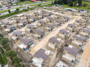 Foto de avance de obra del proyecto Bosques de Sagano del 2 de julio de 2025