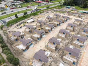 Foto de avance de obra del proyecto Bosques de Sagano del 2 de julio de 2025