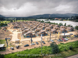Foto de avance de obra del proyecto Bosques de Sagano