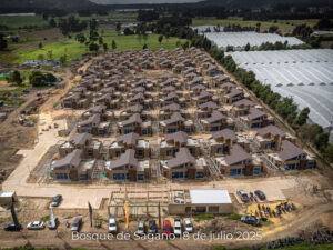 Foto de avance de obra del proyecto Bosques de Sagano