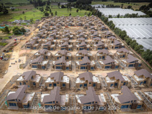 Foto de avance de obra del proyecto Bosques de Sagano