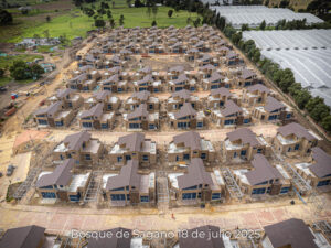 Foto de avance de obra del proyecto Bosques de Sagano