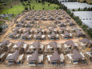 Foto de avance de obra del proyecto Bosques de Sagano