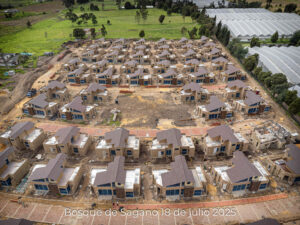 Foto de avance de obra del proyecto Bosques de Sagano