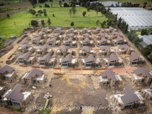 Foto de avance de obra del proyecto Bosques de Sagano