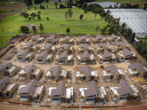Foto de avance de obra del proyecto Bosques de Sagano
