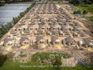 Foto de avance de obra del proyecto Bosques de Sagano