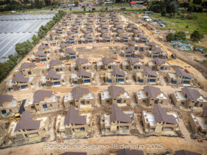 Foto de avance de obra del proyecto Bosques de Sagano