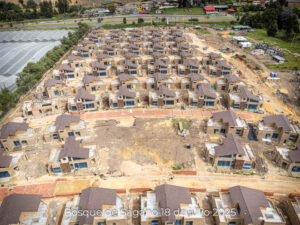 Foto de avance de obra del proyecto Bosques de Sagano