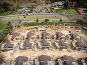Foto de avance de obra del proyecto Bosques de Sagano