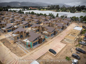 Foto de avance de obra del proyecto Bosques de Sagano