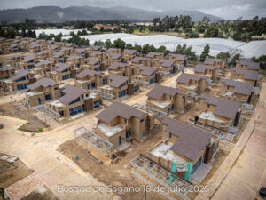 Foto de avance de obra del proyecto Bosques de Sagano