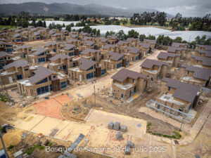 Foto de avance de obra del proyecto Bosques de Sagano