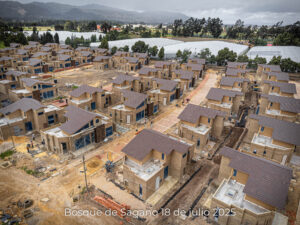 Foto de avance de obra del proyecto Bosques de Sagano