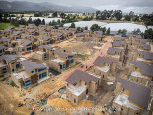 Foto de avance de obra del proyecto Bosques de Sagano
