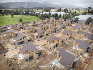 Foto de avance de obra del proyecto Bosques de Sagano