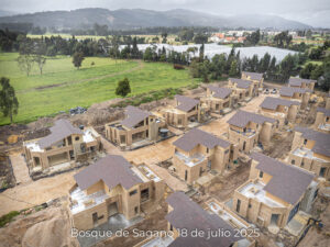 Foto de avance de obra del proyecto Bosques de Sagano
