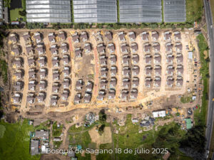 Foto de avance de obra del proyecto Bosques de Sagano