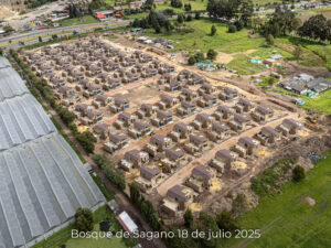 Foto de avance de obra del proyecto Bosques de Sagano