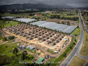 Foto de avance de obra del proyecto Bosques de Sagano