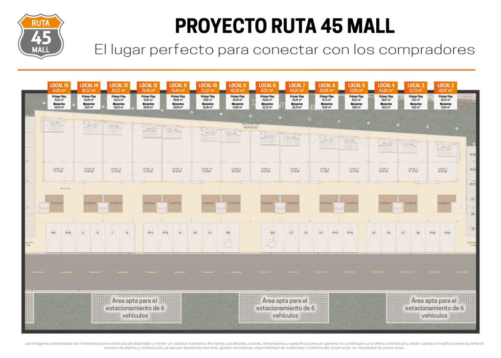 Urbanismo Centro comercial Ruta 45 Mall en Cajicá