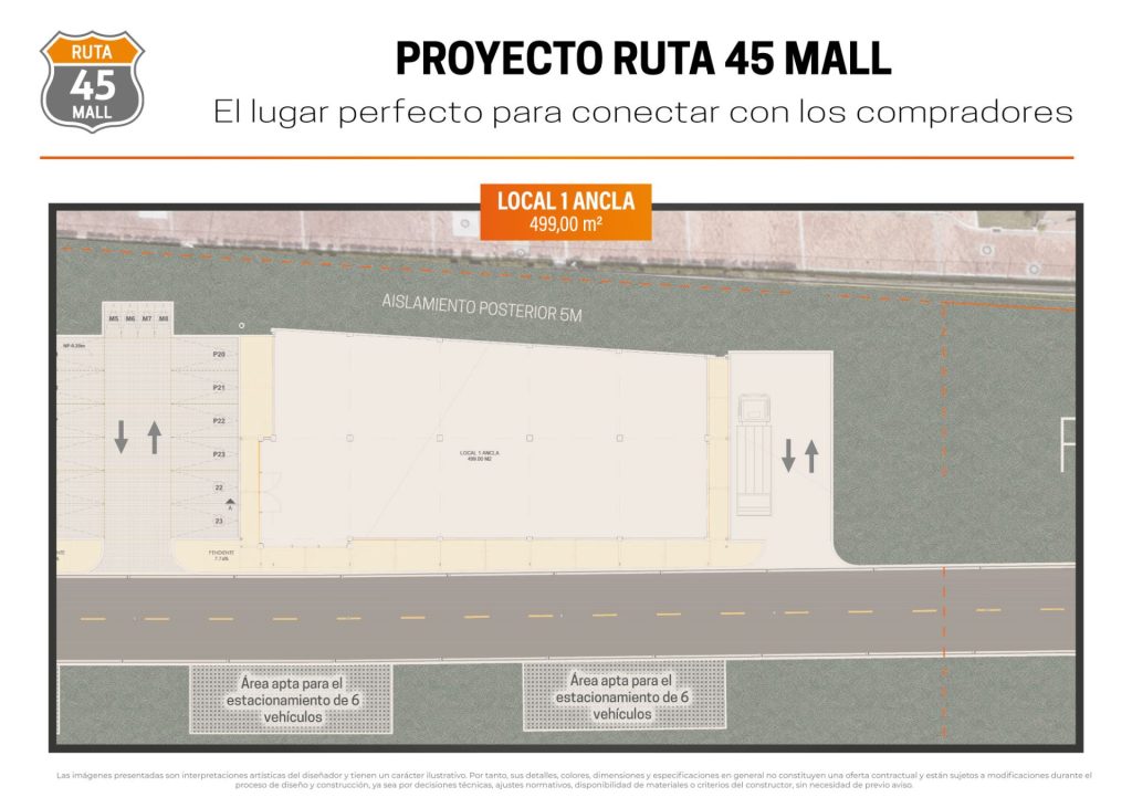 Urbanismo Centro comercial Ruta 45 Mall en Cajicá